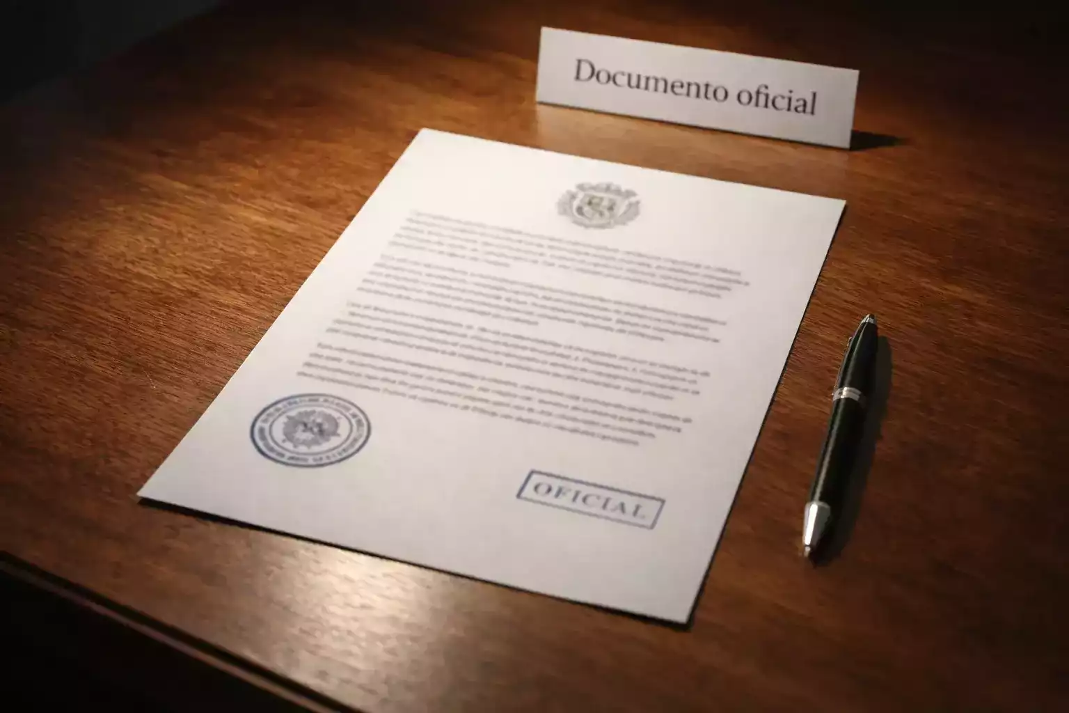 Documento oficial de licencia de juego con sello de la DGOJ sobre un escritorio